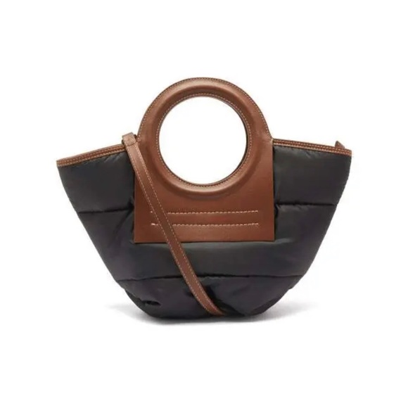 Hereu Cala Mini Quilted-Nylon Tote Bag Made in Spain - Picture 2 of 6